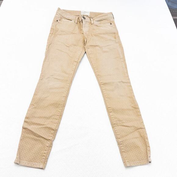 Current Elliott The Stiletto Haystack Skinny Denim Polka Patterned Jeans Size 25 - Picture 2 of 9